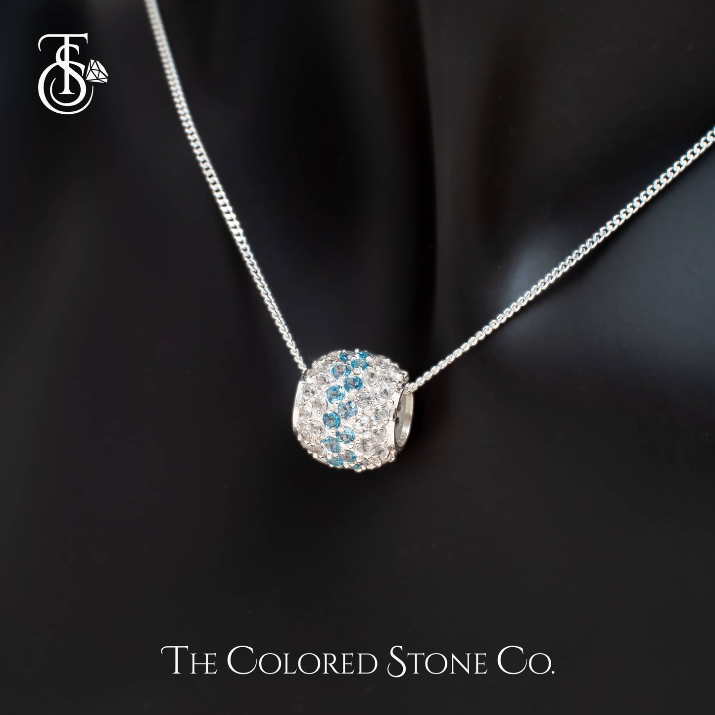 Echo Pendant - Natural Topaz