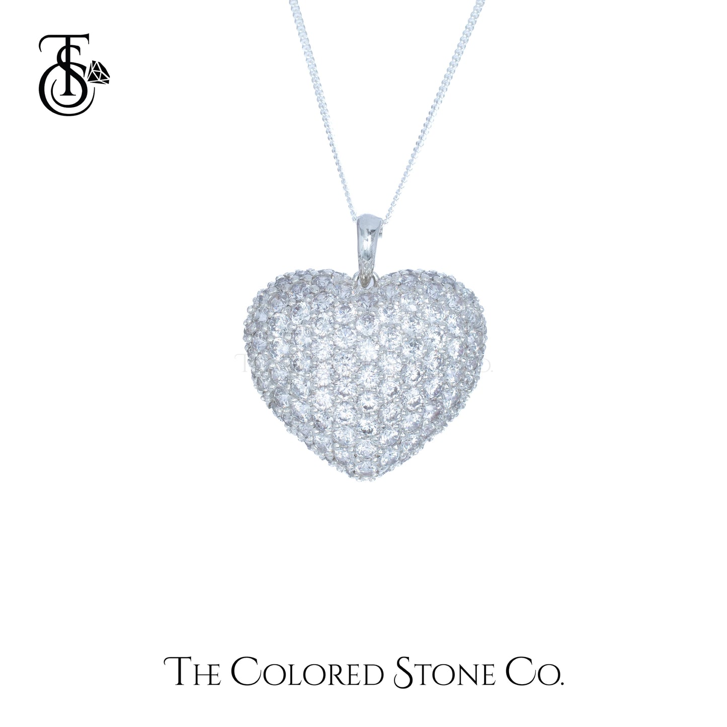 Heartbeats Pendant - American Diamond (CZ)