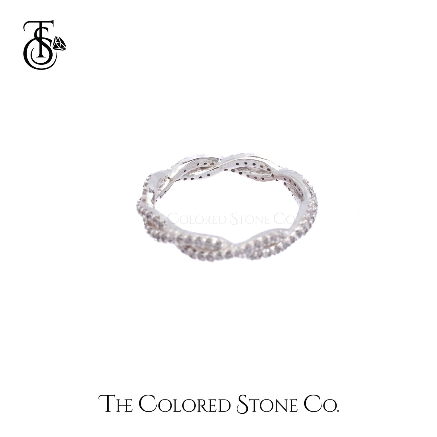 Dreamy Twist Ring- American Diamond (CZ)