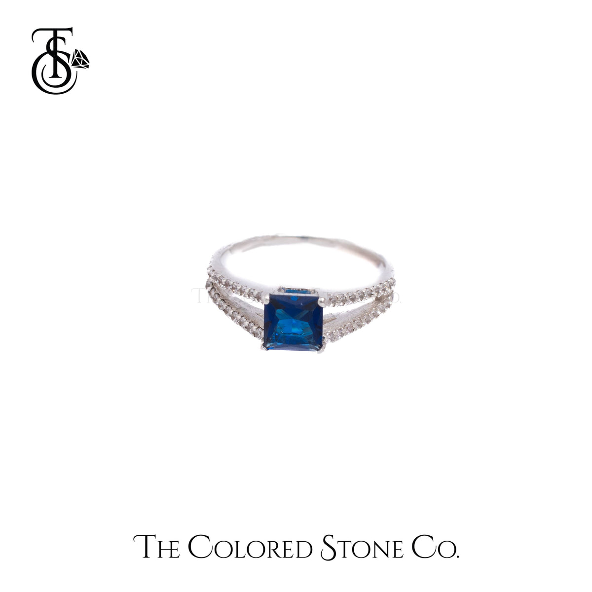 Cosmic Ring - Sapphire Blue CZ