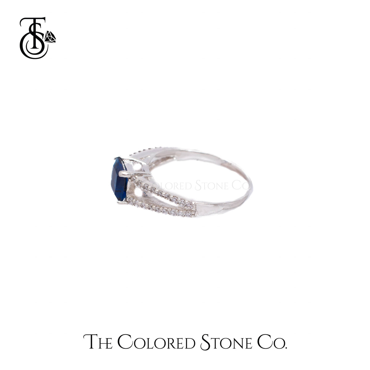 Cosmic Ring - Sapphire Blue CZ