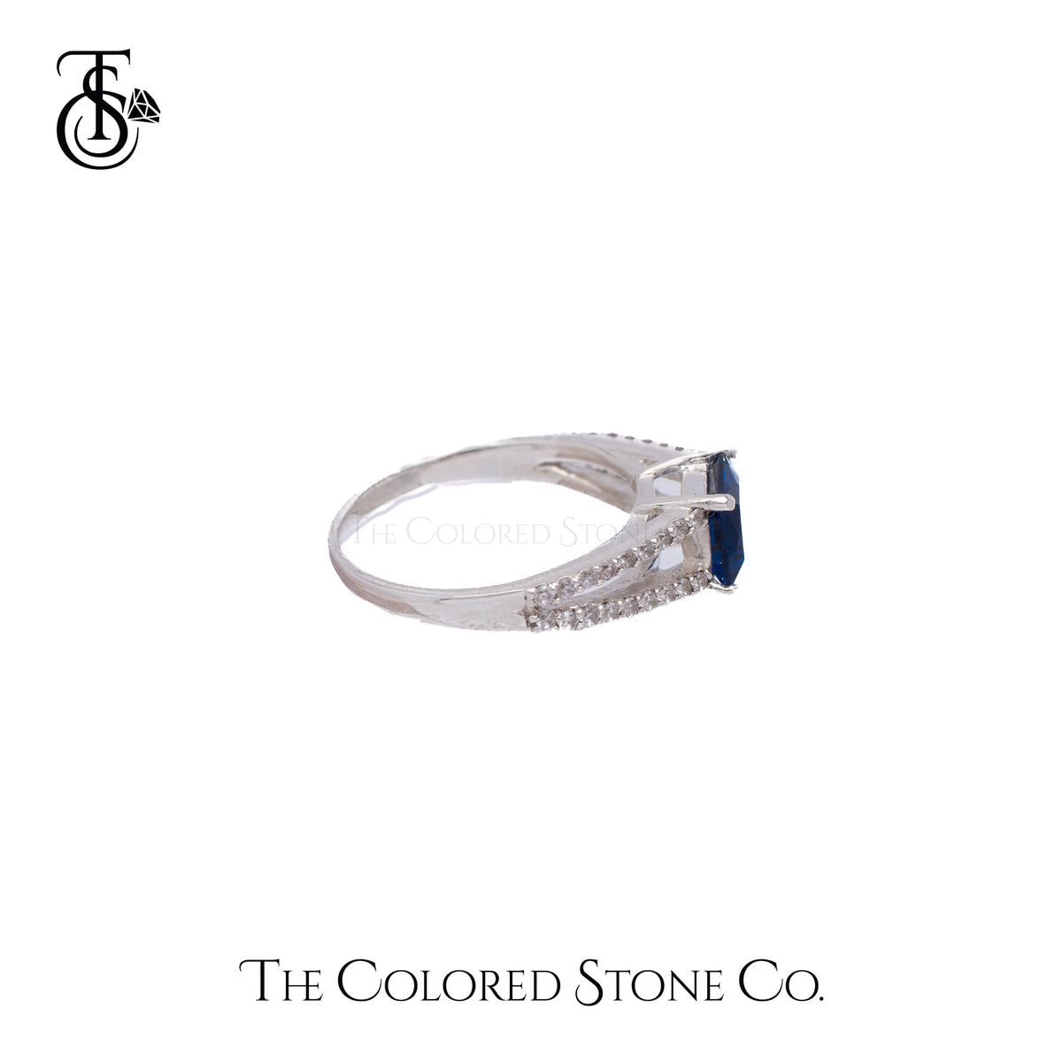 Cosmic Ring - Sapphire Blue CZ