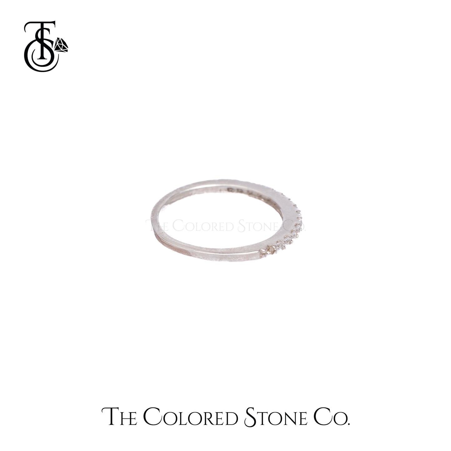 Arc Ring- American Diamond (CZ)