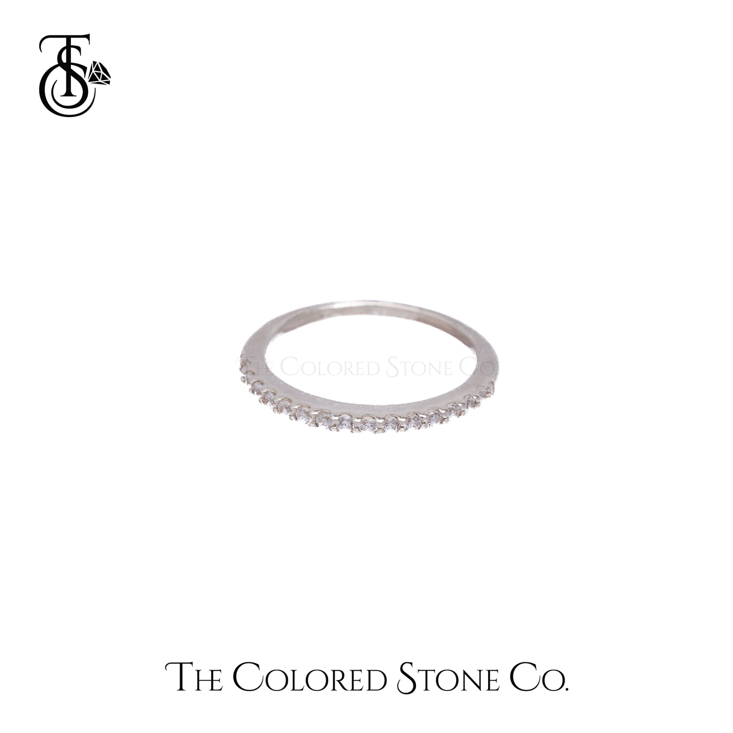 Arc Ring- American Diamond (CZ)