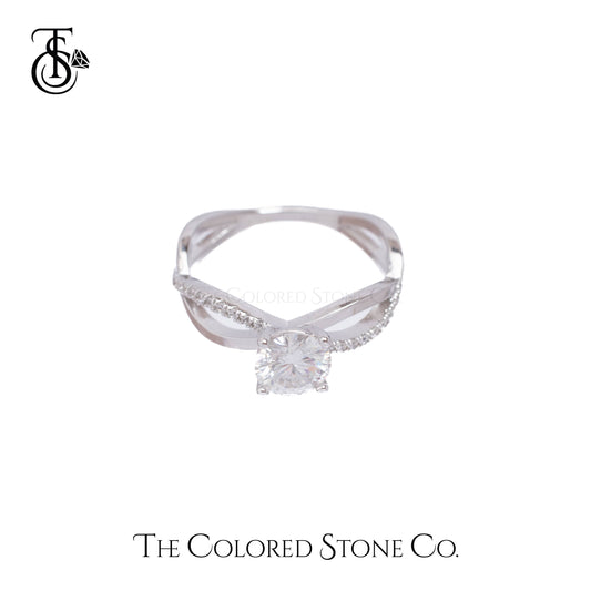 Helix Ring- Moissanite