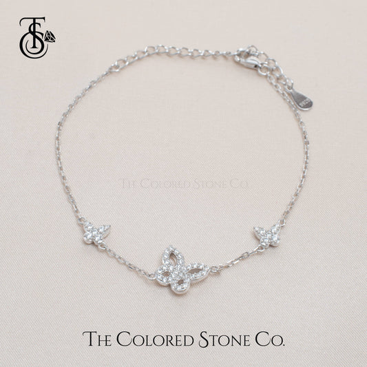 Trinity Flutter Charm Bracelet