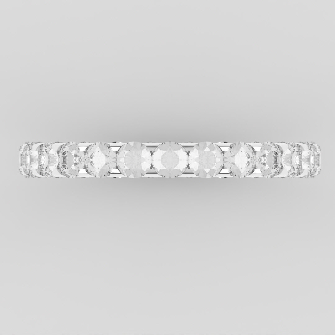 Diamond Eternity Ring/Band Top View