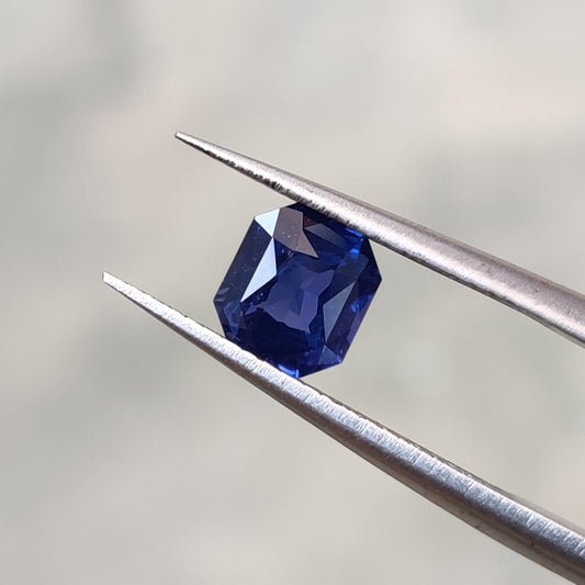 Violet-ish Blue Sapphire Natural No Heat 1.13ct - The Colored Stone Co.