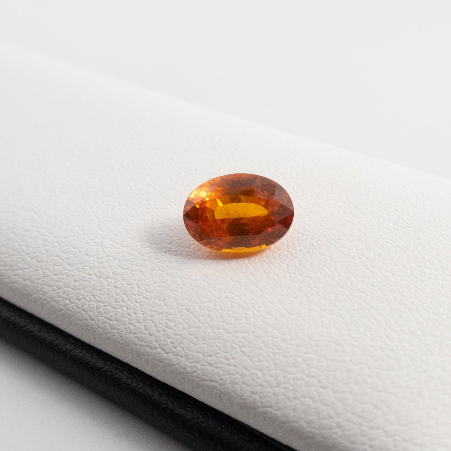 Yellow-ish Orange Sapphire Natural Heated 2.47ct - The Colored Stone Co.
