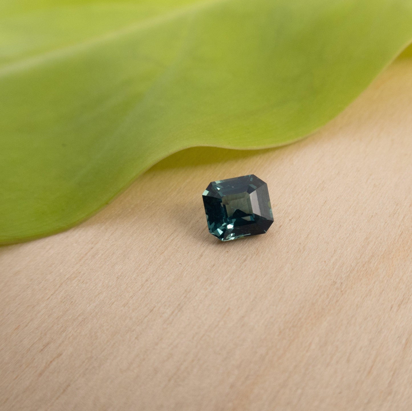 Teal Sapphire Natural No Heat 1.16ct - The Colored Stone Co.