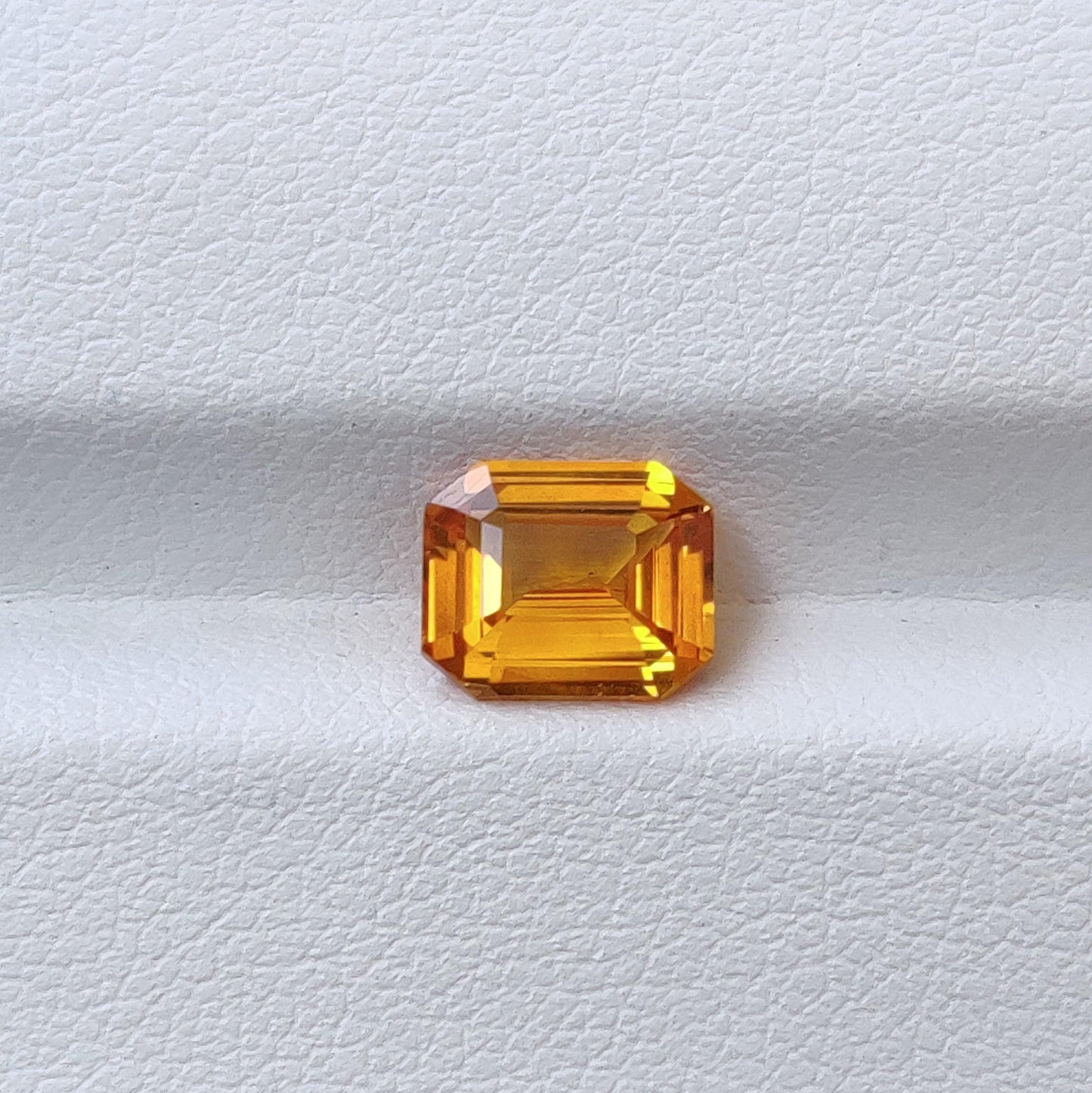 Yellow-ish Orange Sapphire Natural Heated 2.05ct - The Colored Stone Co.