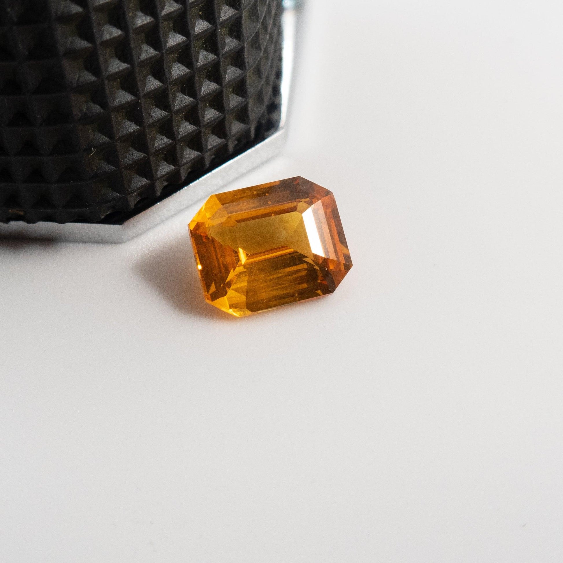 Yellow-ish Orange Sapphire Natural Heated 2.05ct - The Colored Stone Co.