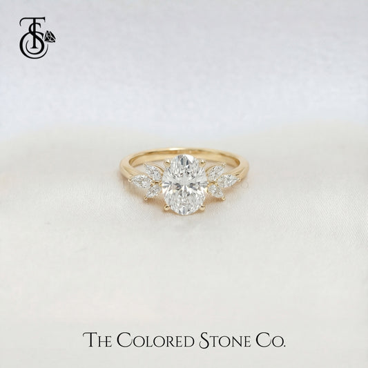 Viola Ring - 18K Gold - Lab Grown Diamond