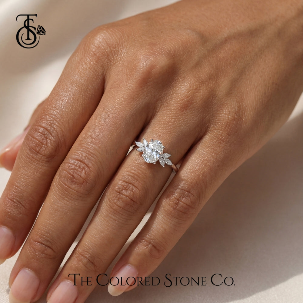 Viola Ring - 18K Gold - Lab Grown Diamond