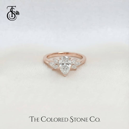 Theia Ring - 18K Gold - Lab Grown Diamond