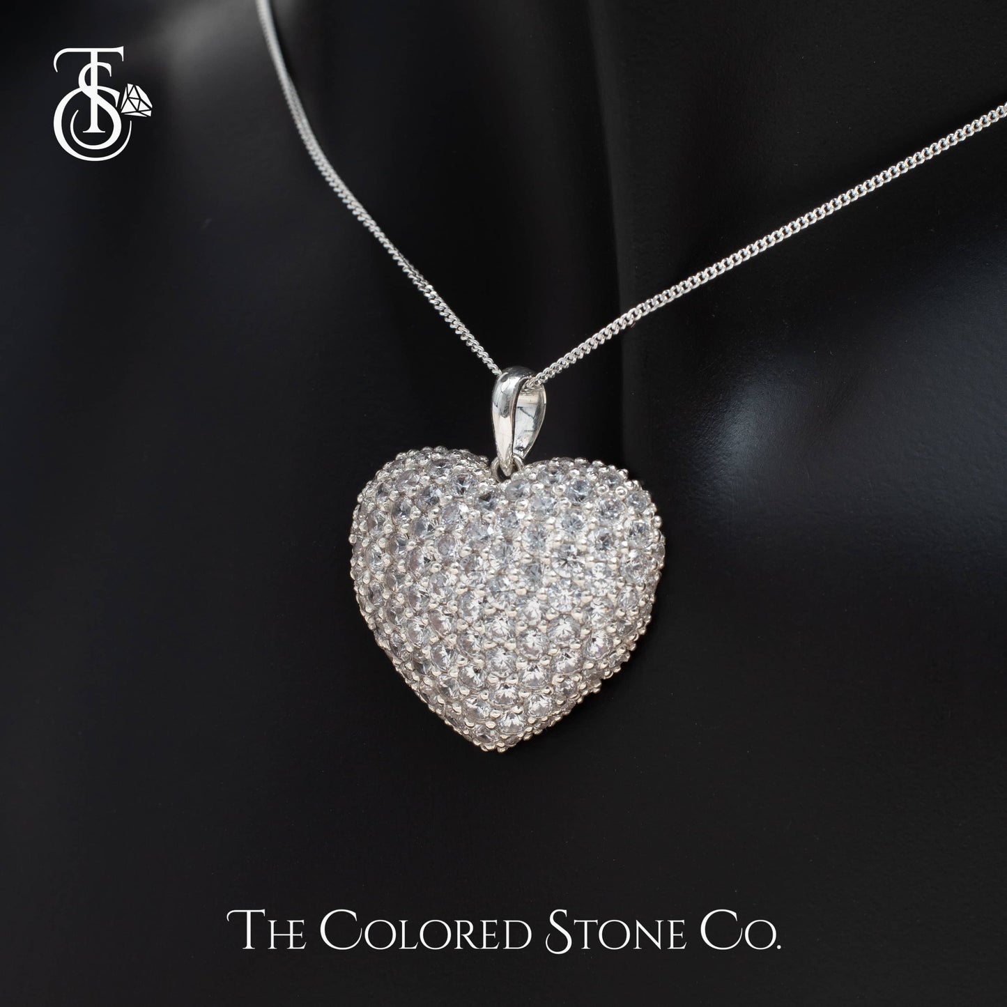 Heartbeats Pendant - American Diamond (CZ)