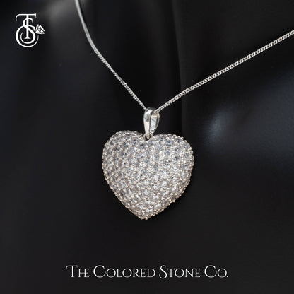 Heartbeats Pendant - American Diamond (CZ)