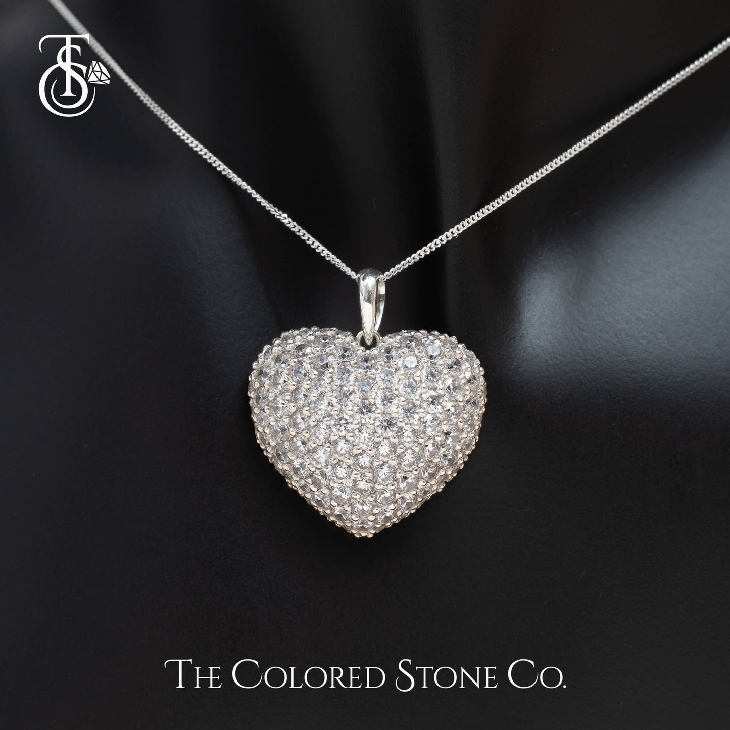 Heartbeats Pendant - American Diamond (CZ)