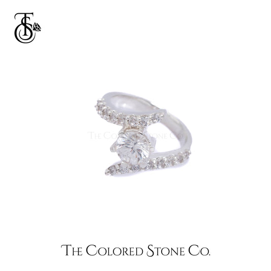 Whirls Ring- American Diamond (CZ)