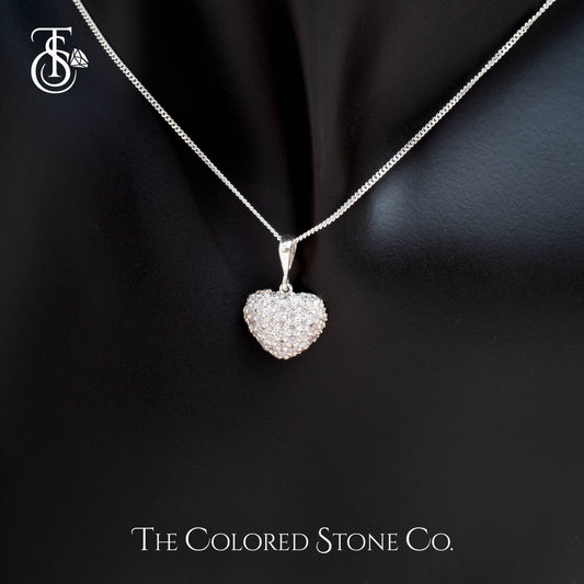 Heartbeats Pendant - Mini (American Diamond- CZ)