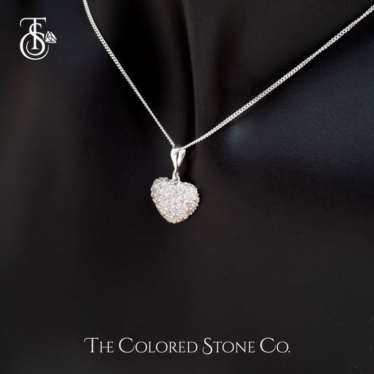Heartbeats Pendant - Mini (American Diamond- CZ)