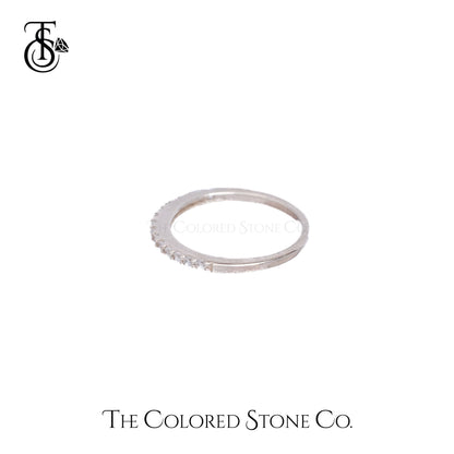 Arc Ring- American Diamond (CZ)