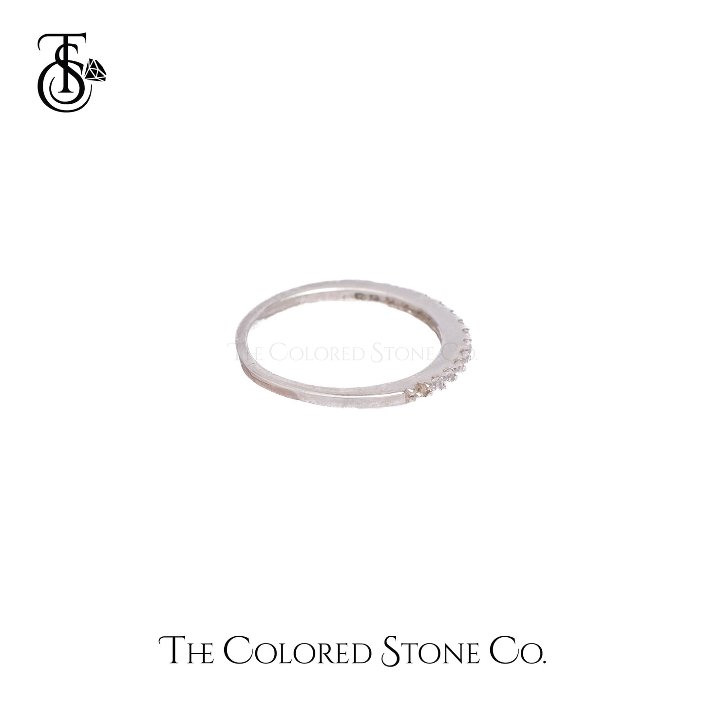 Arc Ring- American Diamond (CZ)