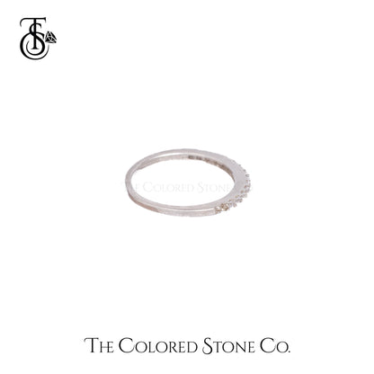 Arc Ring- American Diamond (CZ)