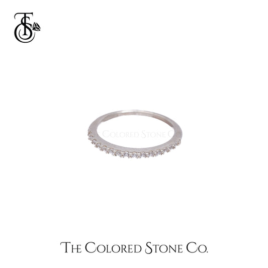 Arc Ring- American Diamond (CZ)