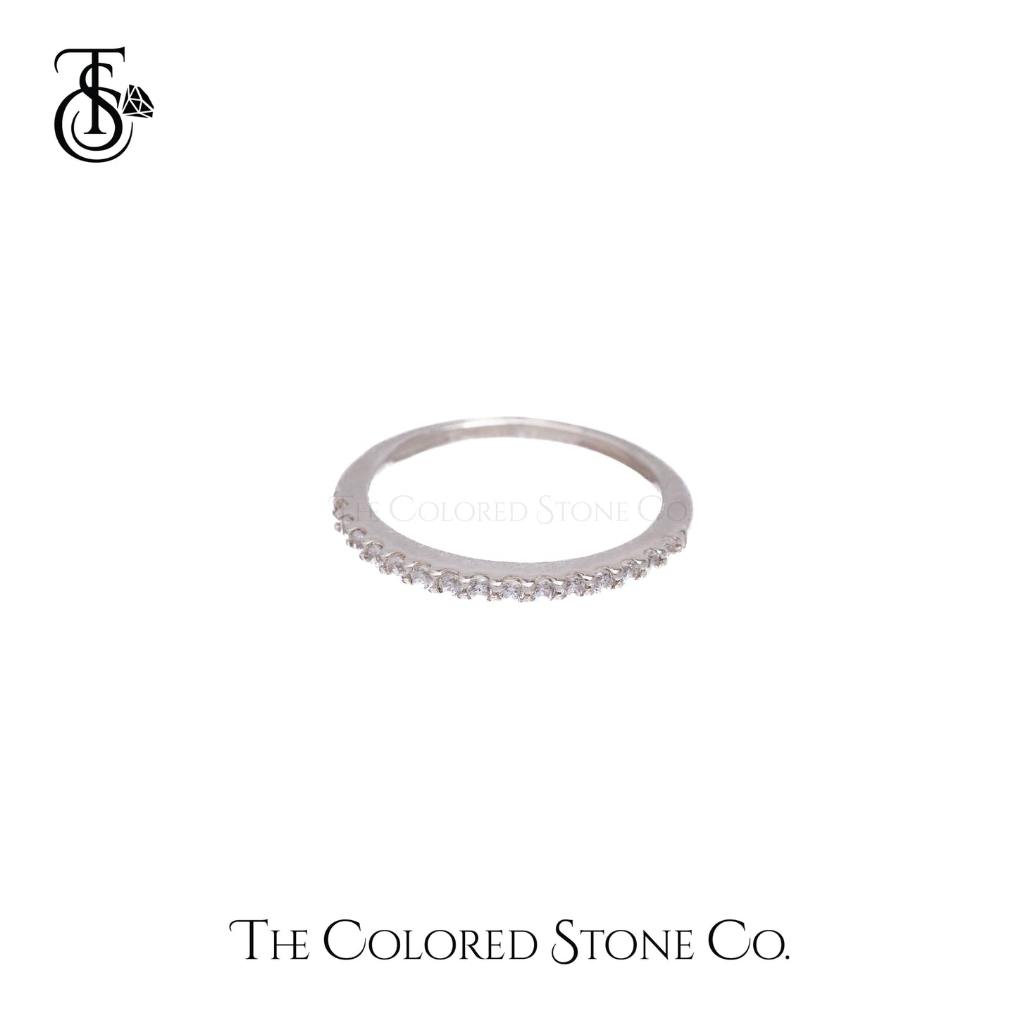 Arc Ring- American Diamond (CZ)