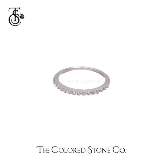 Arc Ring- American Diamond (CZ)