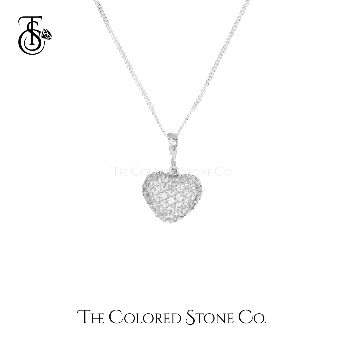 Heartbeats Pendant - Mini (American Diamond- CZ)