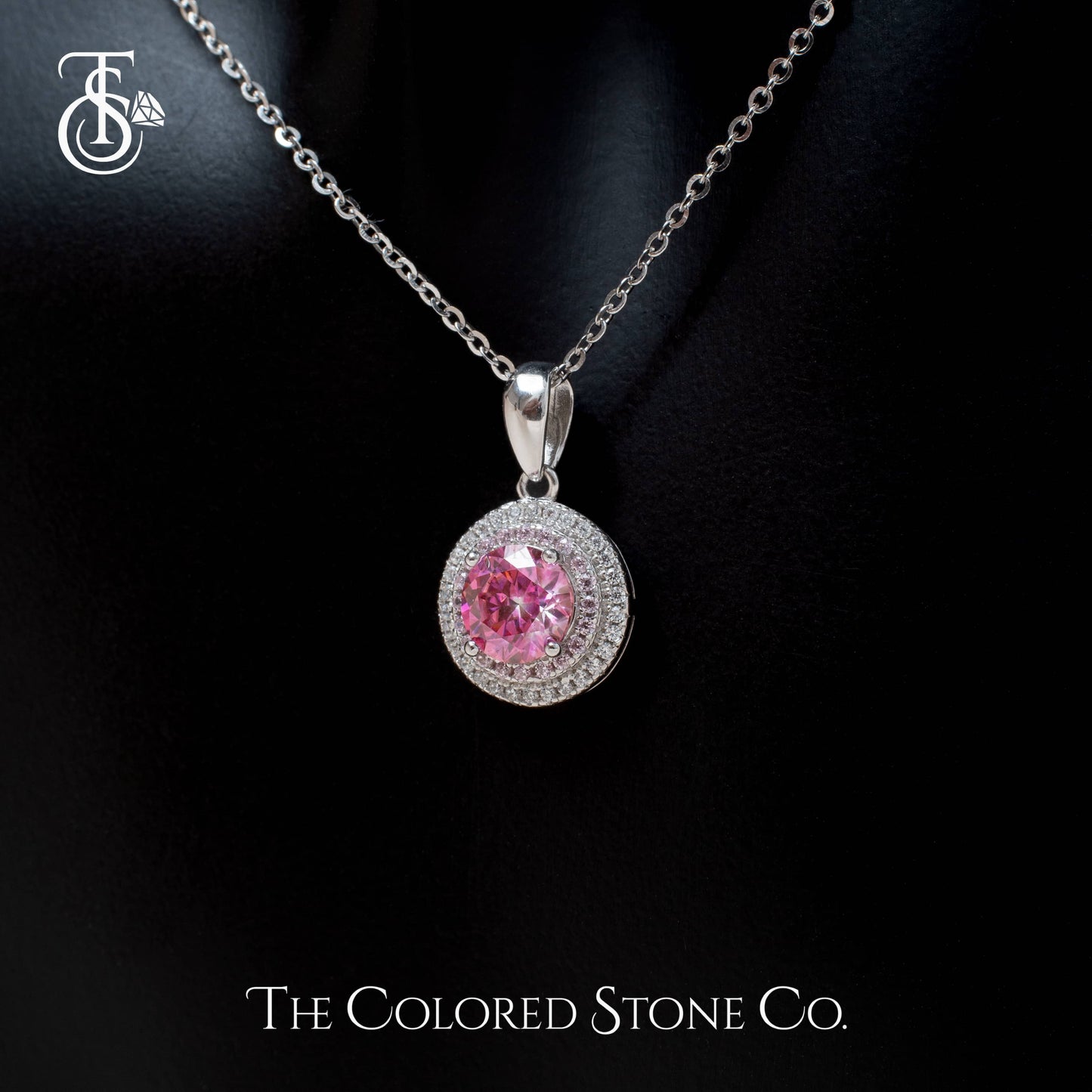 Roselle Pendant - Moissanite