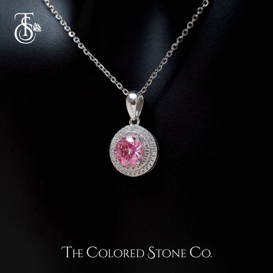 Roselle Pendant - Moissanite