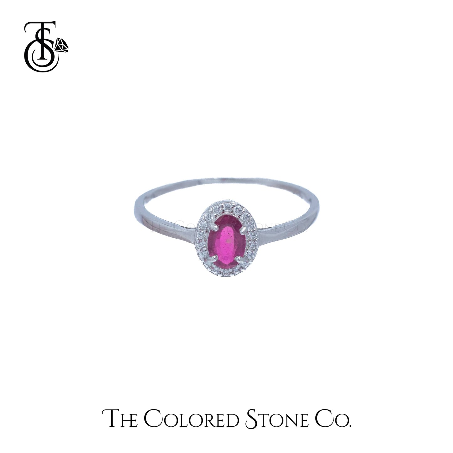Eden Ring - Natural Ruby (Glass Filled)