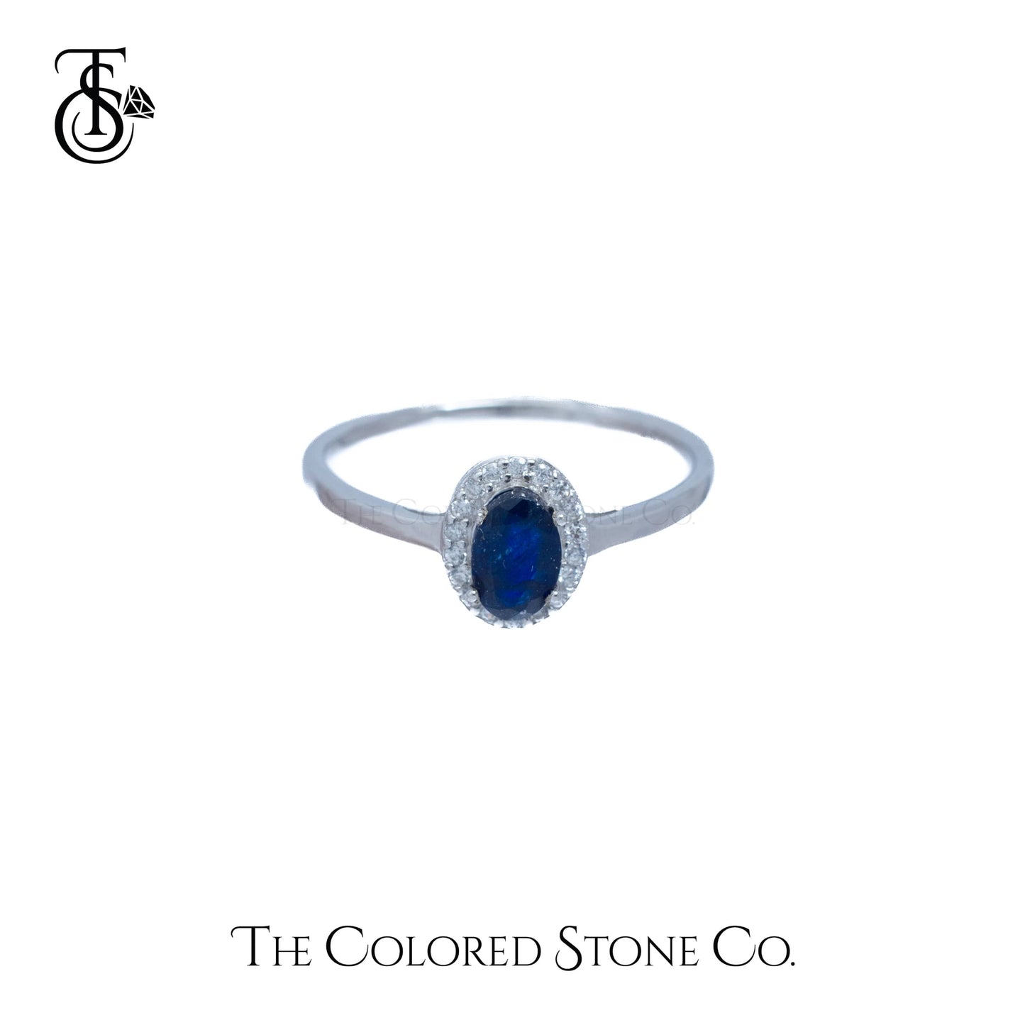 Eden Ring - Natural Blue Sapphire (Glass Filled)