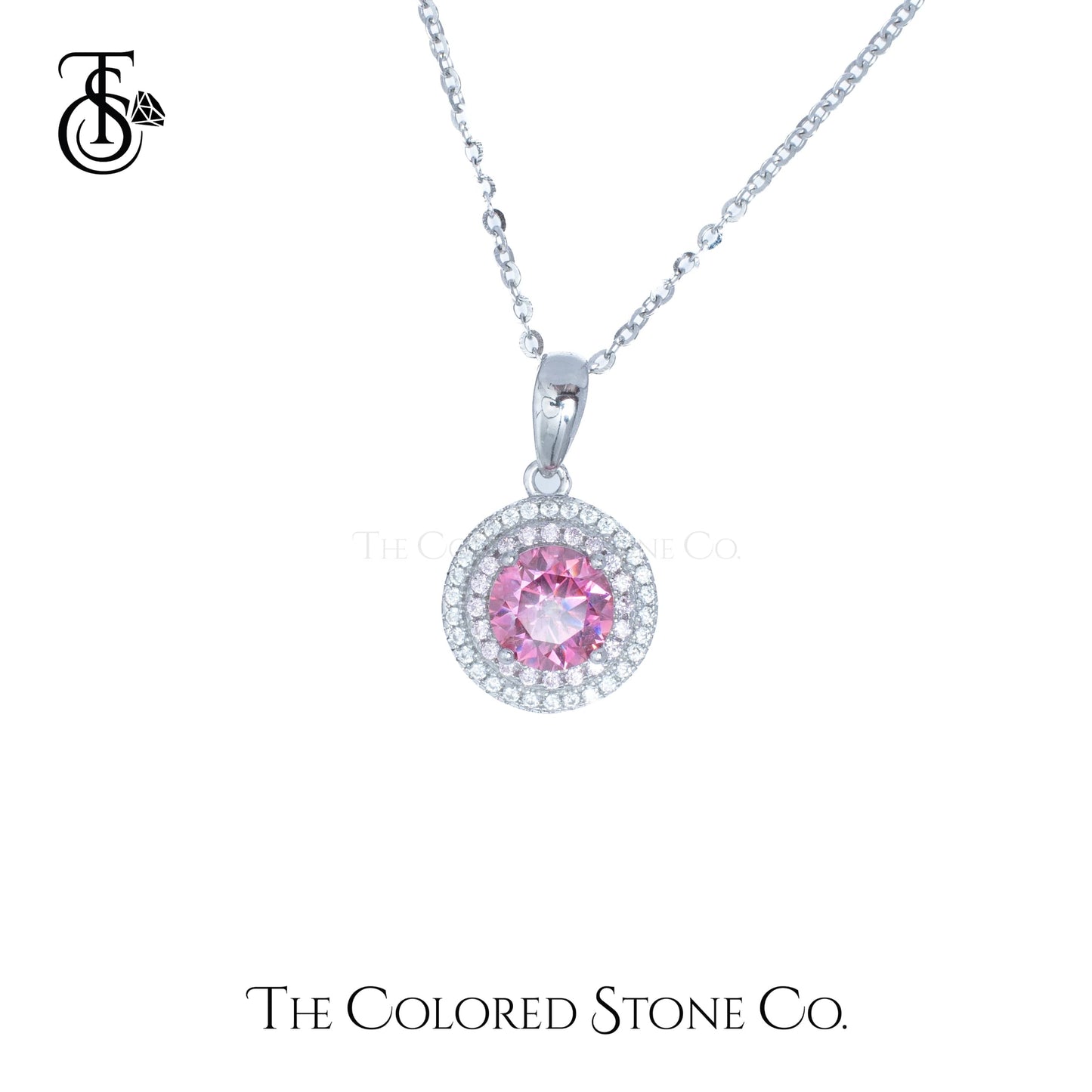 Roselle Pendant - Moissanite