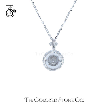 Hover Pendant - Moissanite