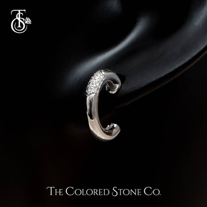Icelle Earrings- Moissanite
