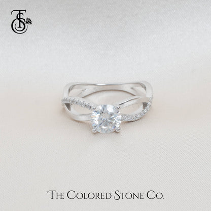 Helix Ring- Moissanite