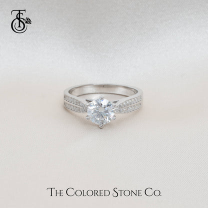 Meridian Ring- Moissanite