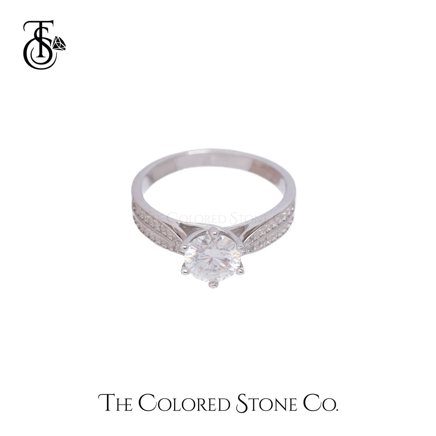 Meridian Ring- Moissanite