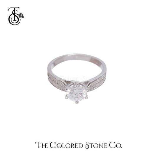 Meridian Ring- Moissanite