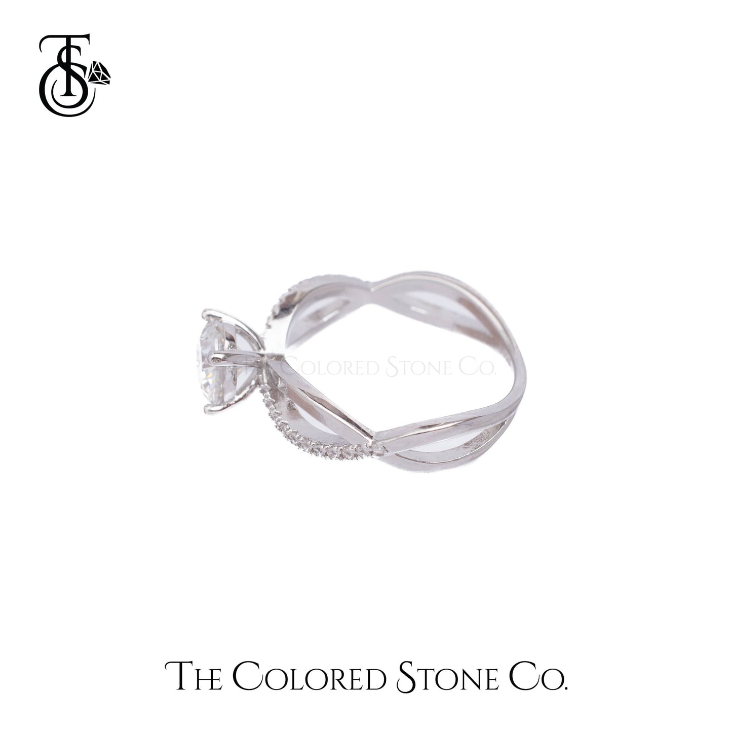 Helix Ring- Moissanite