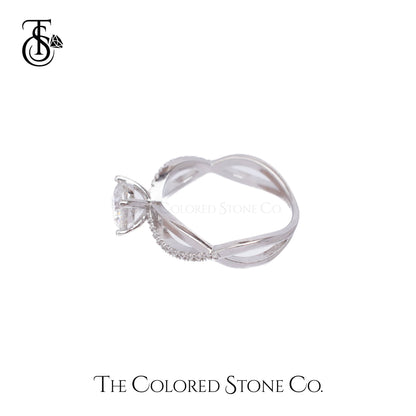 Helix Ring- Moissanite