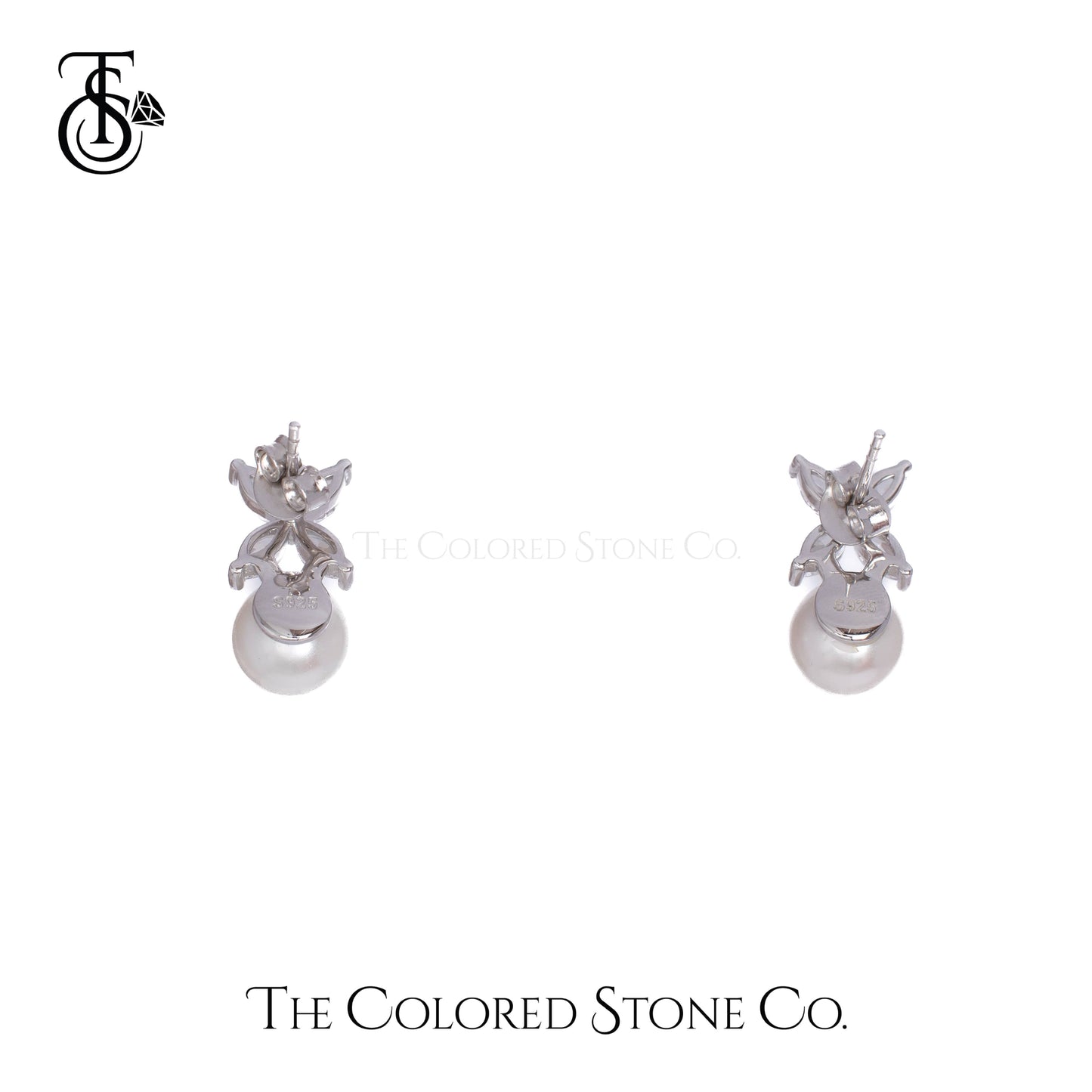 Alora Earrings- Pearl