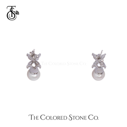 Alora Earrings- Pearl