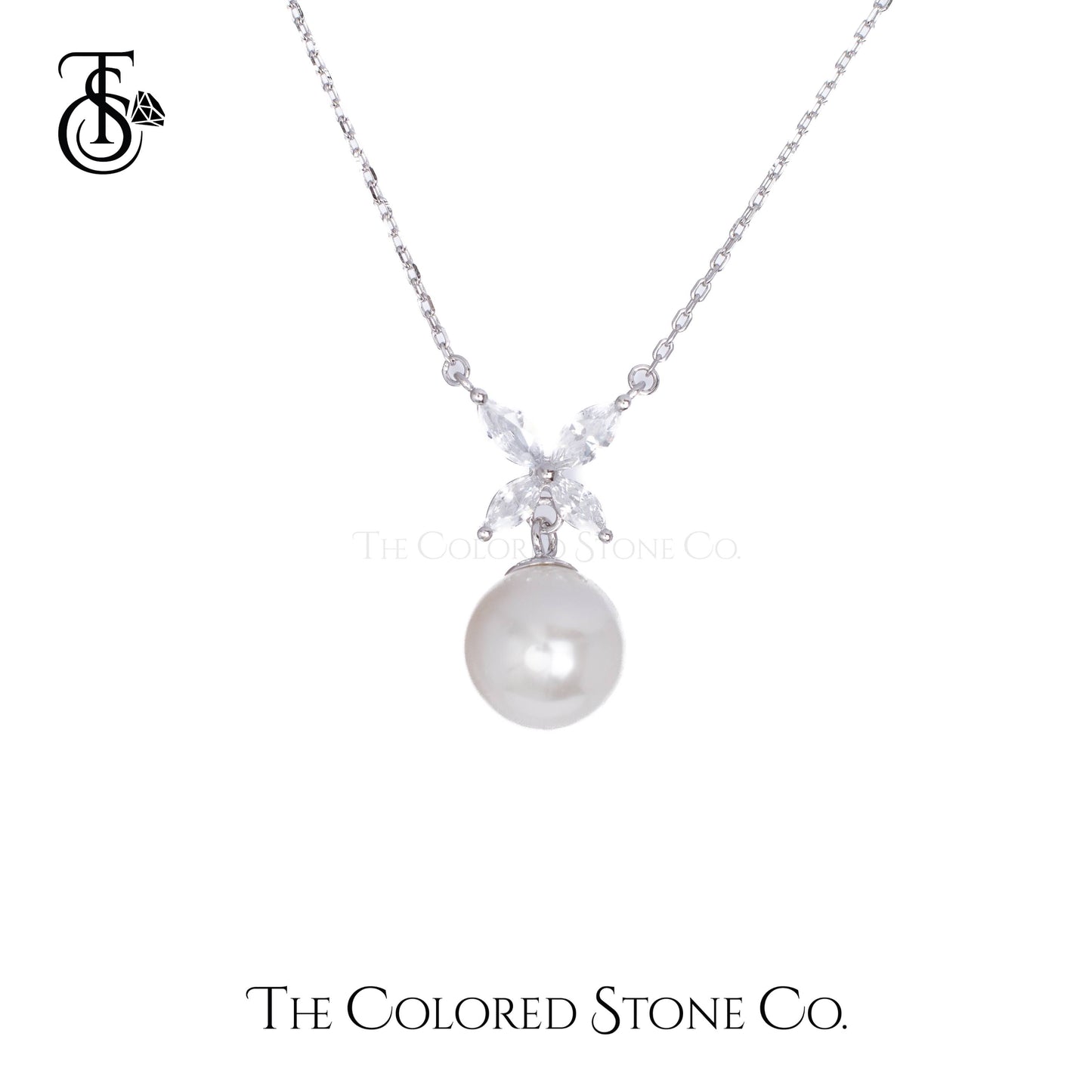 Alora Necklace - Pearl