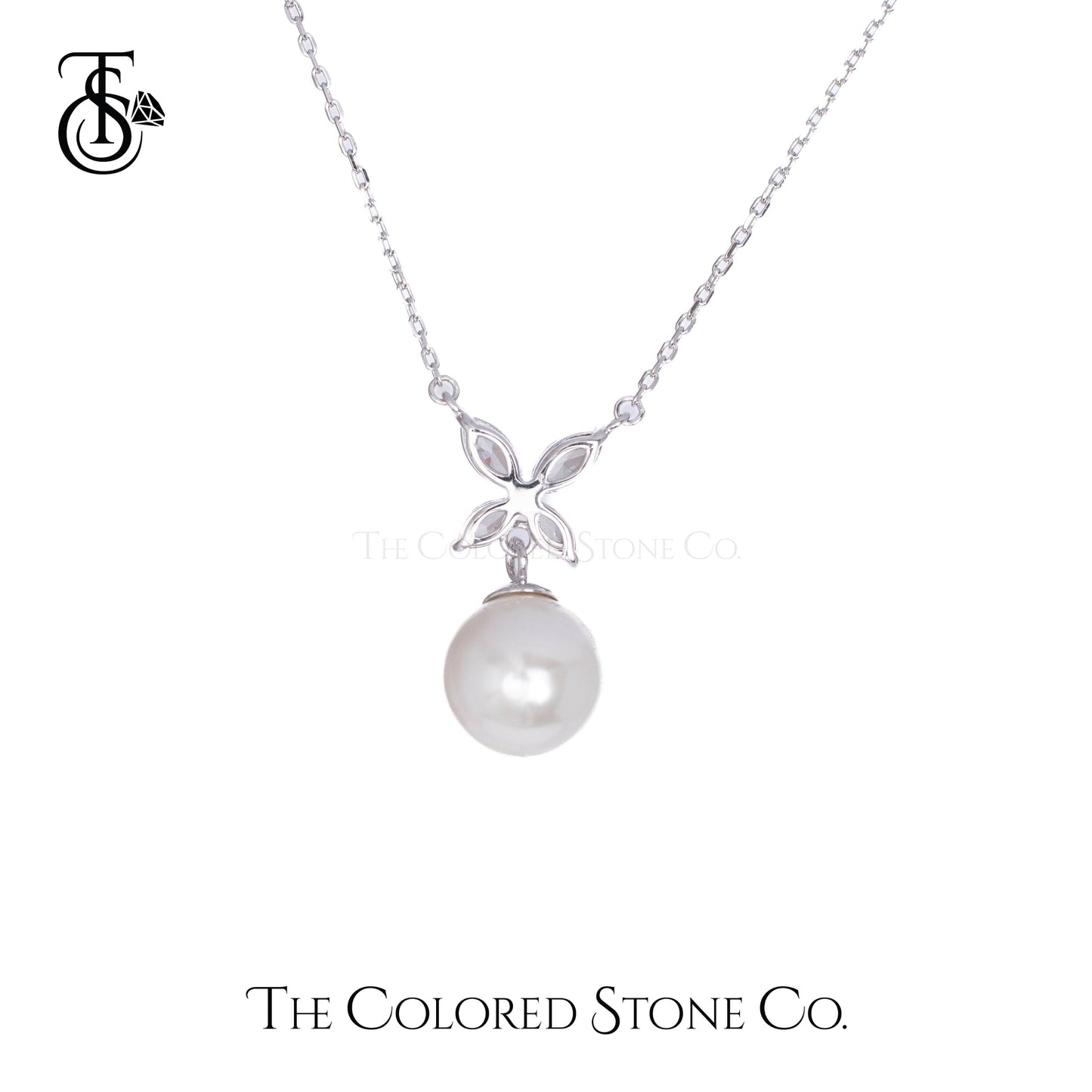 Alora Necklace - Pearl
