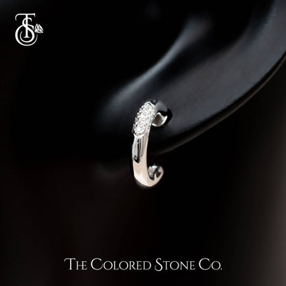 Icelle Earrings- Moissanite